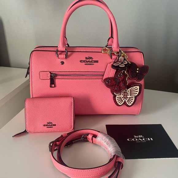 Coach satchel and matching wallet - Picture 3 of 11